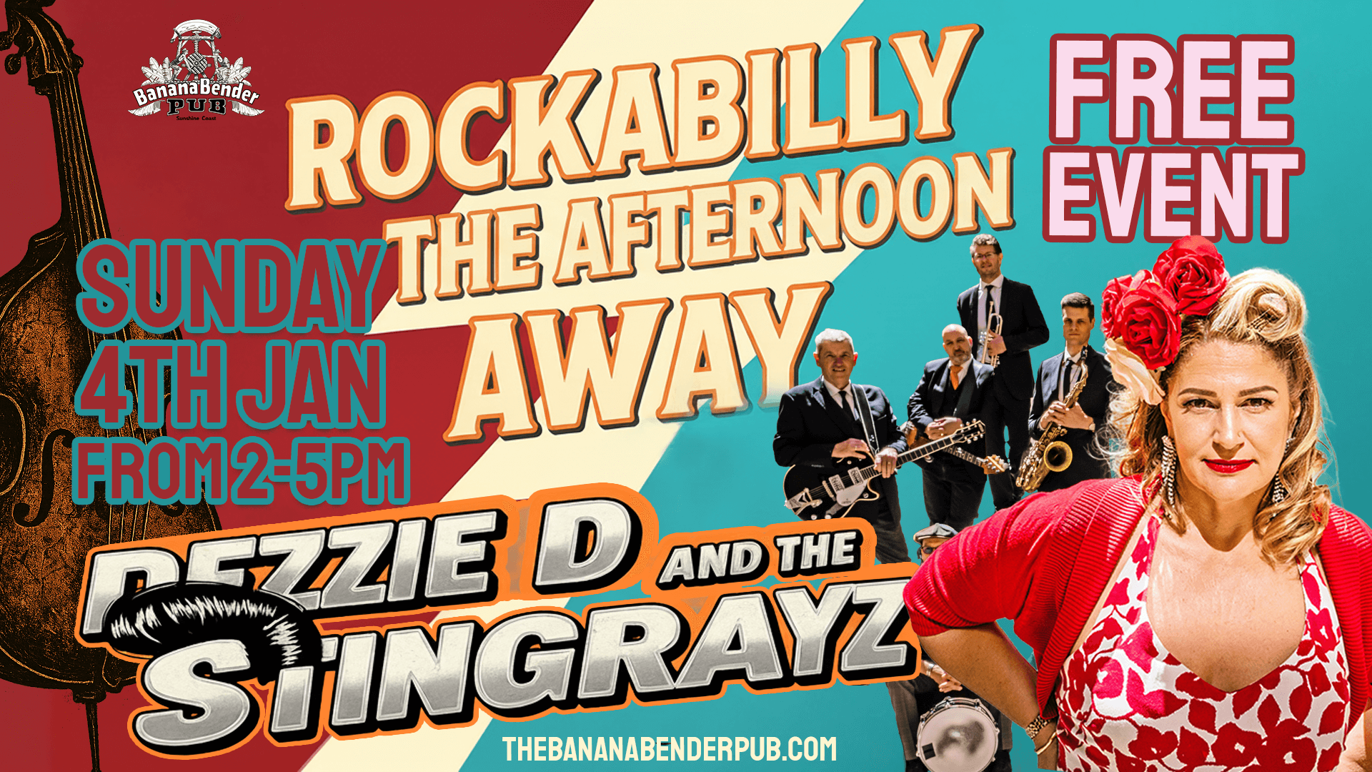 Rockabilly afternoon with Dezzie d and the Stingrayz