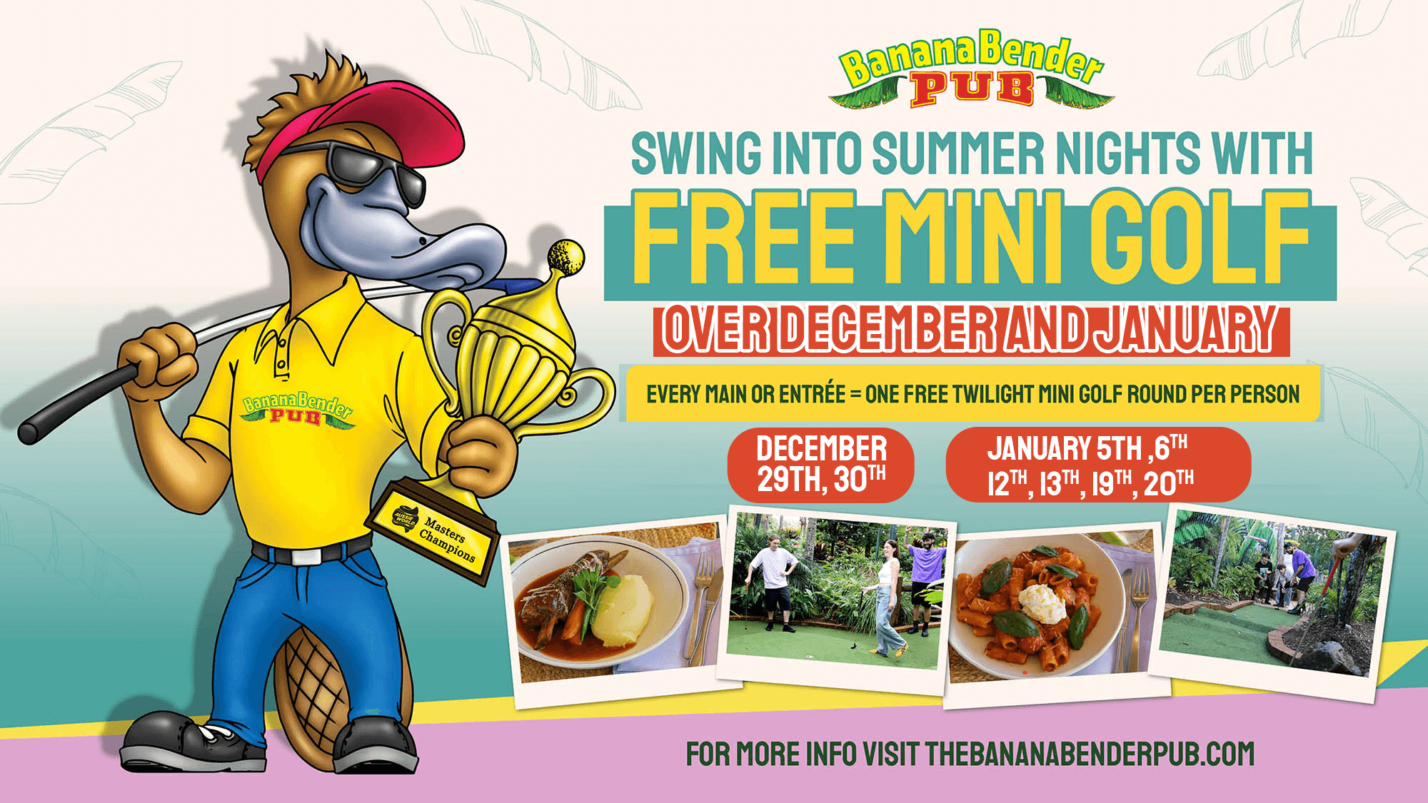 Free Golf Promotion December and January